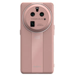 Q.COO For Oppo Find X6 Pro Case Fall Protection PU Leather+TPU+Acrylic Protective Back Cover