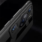 Q.COO För Huawei P60 / P60 Pro Fallsäkert Skal PU-läder+TPU+Akryl mobilskal