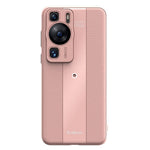 Q.COO För Huawei P60 / P60 Pro Fallsäkert Skal PU-läder+TPU+Akryl mobilskal