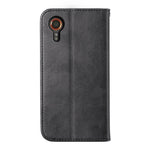 Til Samsung Galaxy Xcover7 Etui PU Læder+TPU Diamantpræget Mobiltelefon Stander Cover