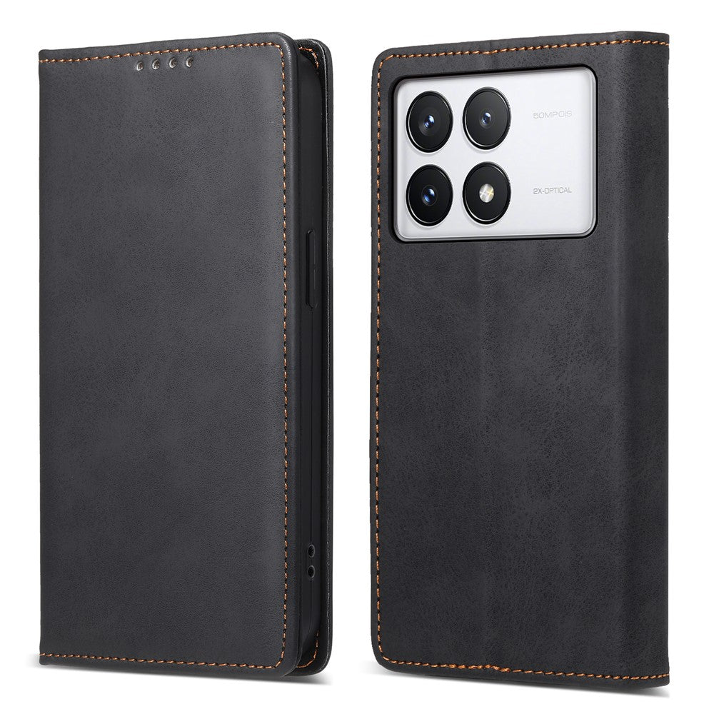 DF-05 For Xiaomi Poco X6 Pro 5G / Redmi K70E 5G Case RFID Blocking Leather Wallet Phone Cover