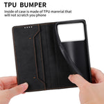 DF-05 For Xiaomi Poco X6 Pro 5G / Redmi K70E 5G Case RFID Blocking Leather Wallet Phone Cover