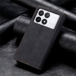 DF-05 For Xiaomi Poco X6 Pro 5G / Redmi K70E 5G Case RFID Blocking Leather Wallet Phone Cover