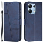 For Xiaomi Redmi Note 13 4G Case PU Leather+TPU Stand Magnetic Closure Shockproof Phone Cover