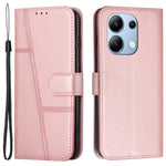 For Xiaomi Redmi Note 13 4G Case PU Leather+TPU Stand Magnetic Closure Shockproof Phone Cover