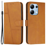 For Xiaomi Redmi Note 13 4G Case PU Leather+TPU Stand Magnetic Closure Shockproof Phone Cover