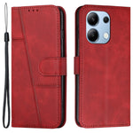 For Xiaomi Redmi Note 13 4G Case PU Leather+TPU Stand Magnetic Closure Shockproof Phone Cover