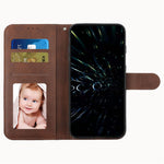 For Xiaomi Redmi Note 13 4G Case PU Leather+TPU Stand Magnetic Closure Shockproof Phone Cover