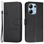 For Xiaomi Redmi Note 13 4G Case PU Leather+TPU Stand Magnetic Closure Shockproof Phone Cover