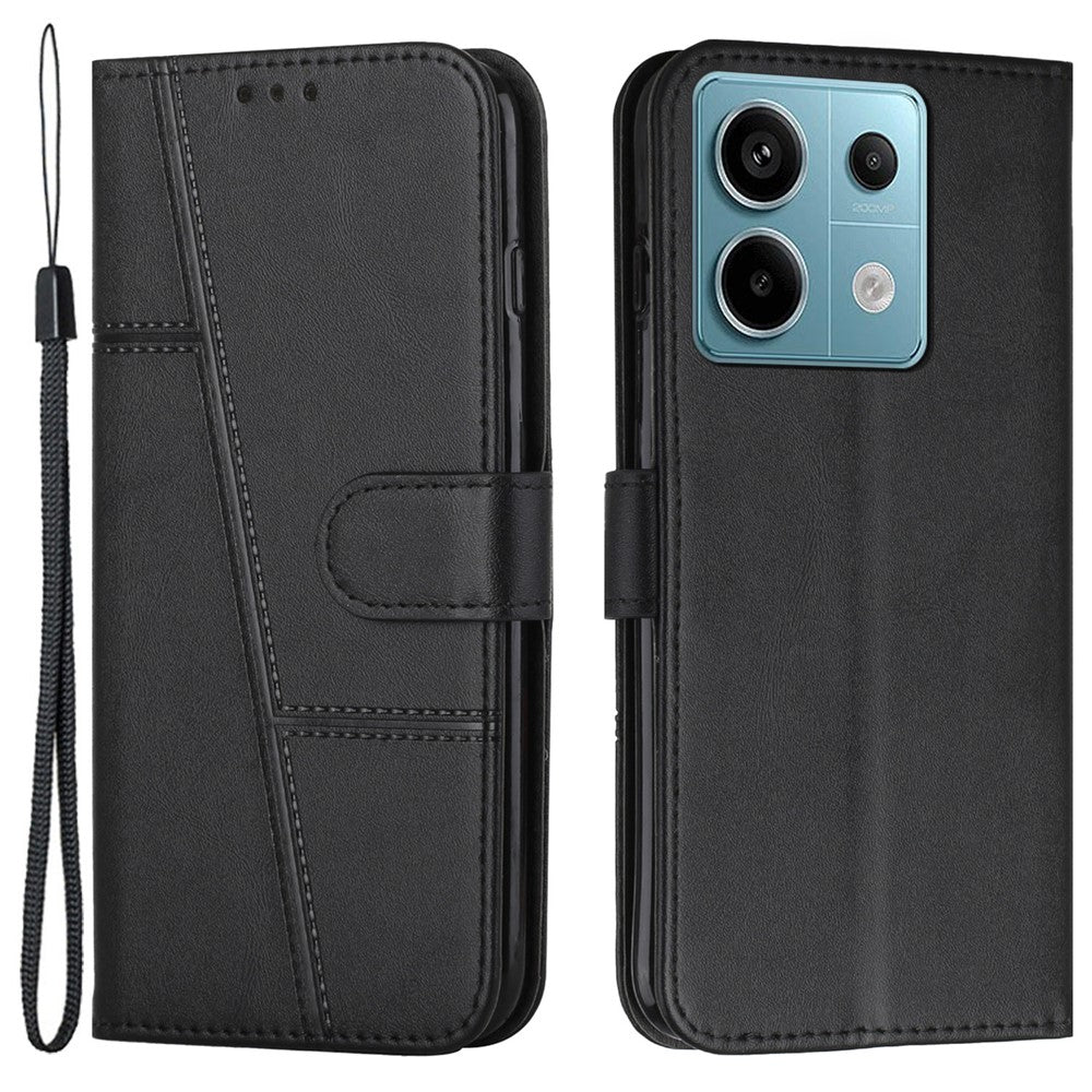 For Xiaomi Redmi Note 13 Pro 4G / Poco M6 Pro 4G Wallet Case PU Leather Flip Phone Cover