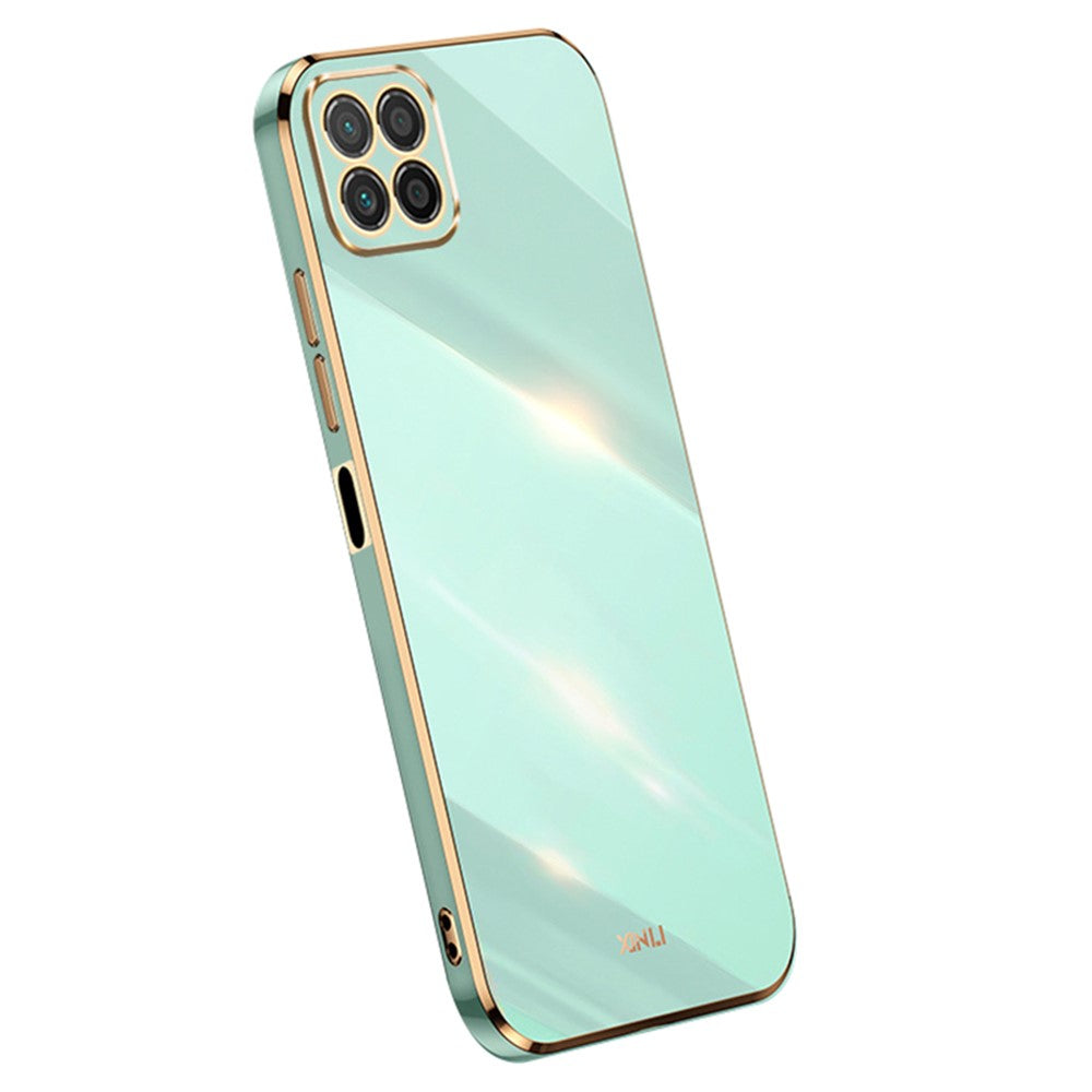 XINLI For Honor X8 5G Cover TPU Beskyttelsescover Elektroplettering Guldkant