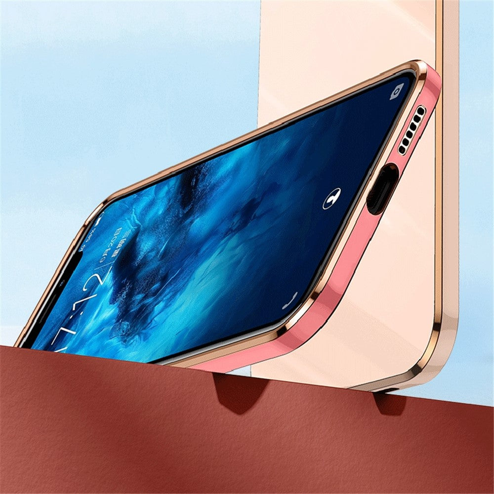 XINLI For Honor X8 5G Cover TPU Beskyttelsescover Elektroplettering Guldkant