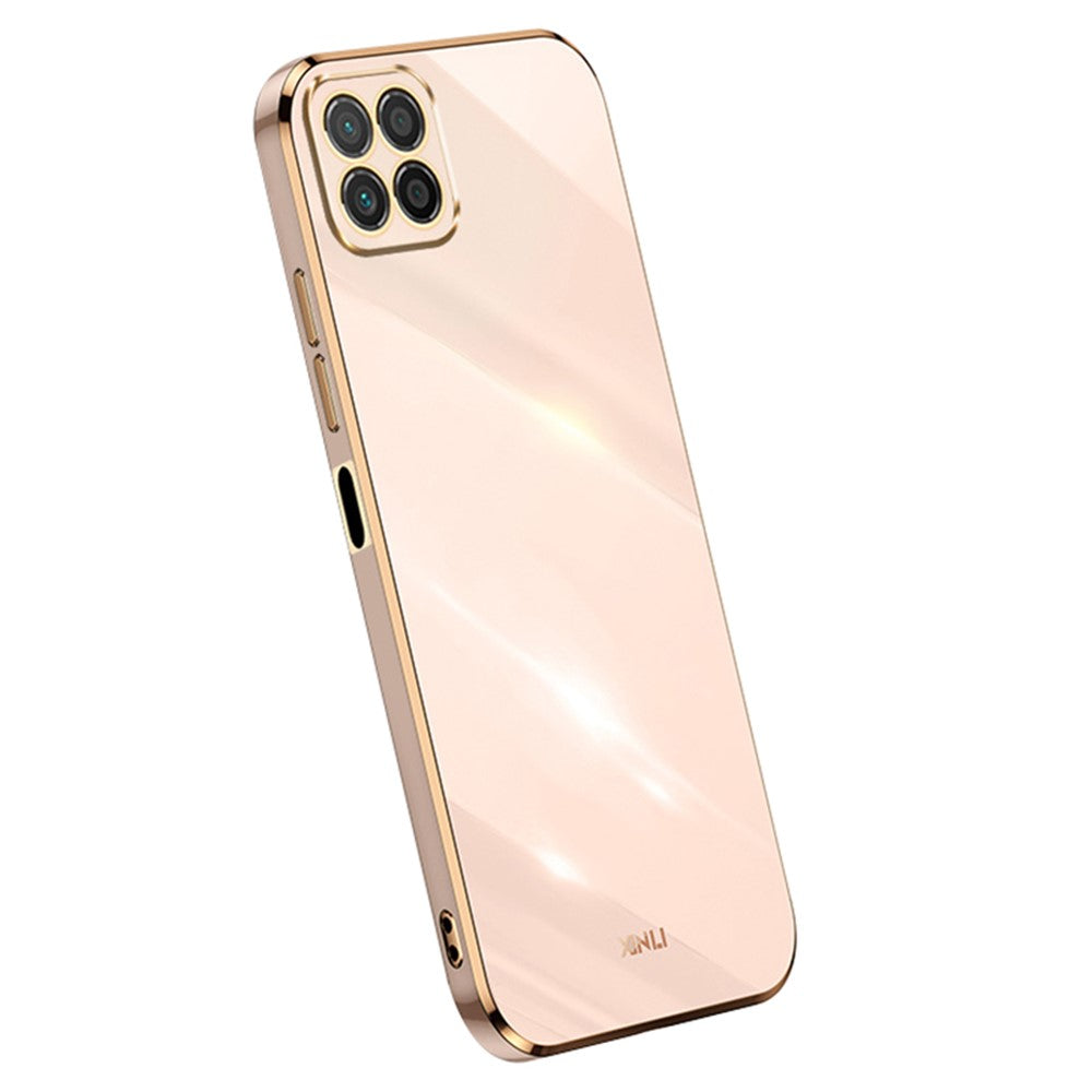 XINLI For Honor X8 5G Cover TPU Beskyttelsescover Elektropletteret Guld Kant