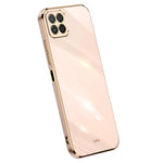 XINLI For Honor X8 5G Cover TPU Beskyttelsescover Elektroplettering Guldkant