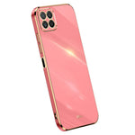 XINLI For Honor X8 5G Cover TPU Beskyttelsescover Elektropletteret Guld Kant
