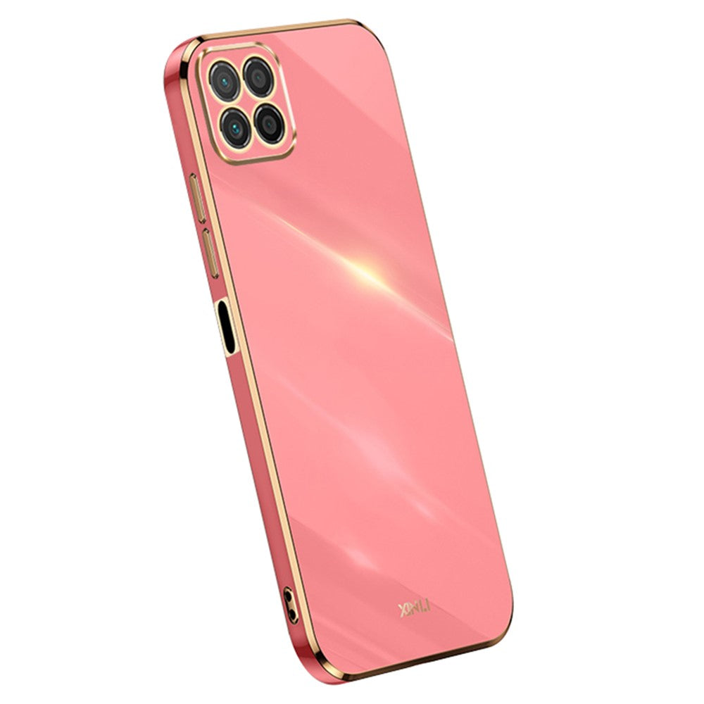 XINLI For Honor X8 5G Cover TPU Beskyttelsescover Elektropletteret Guld Kant