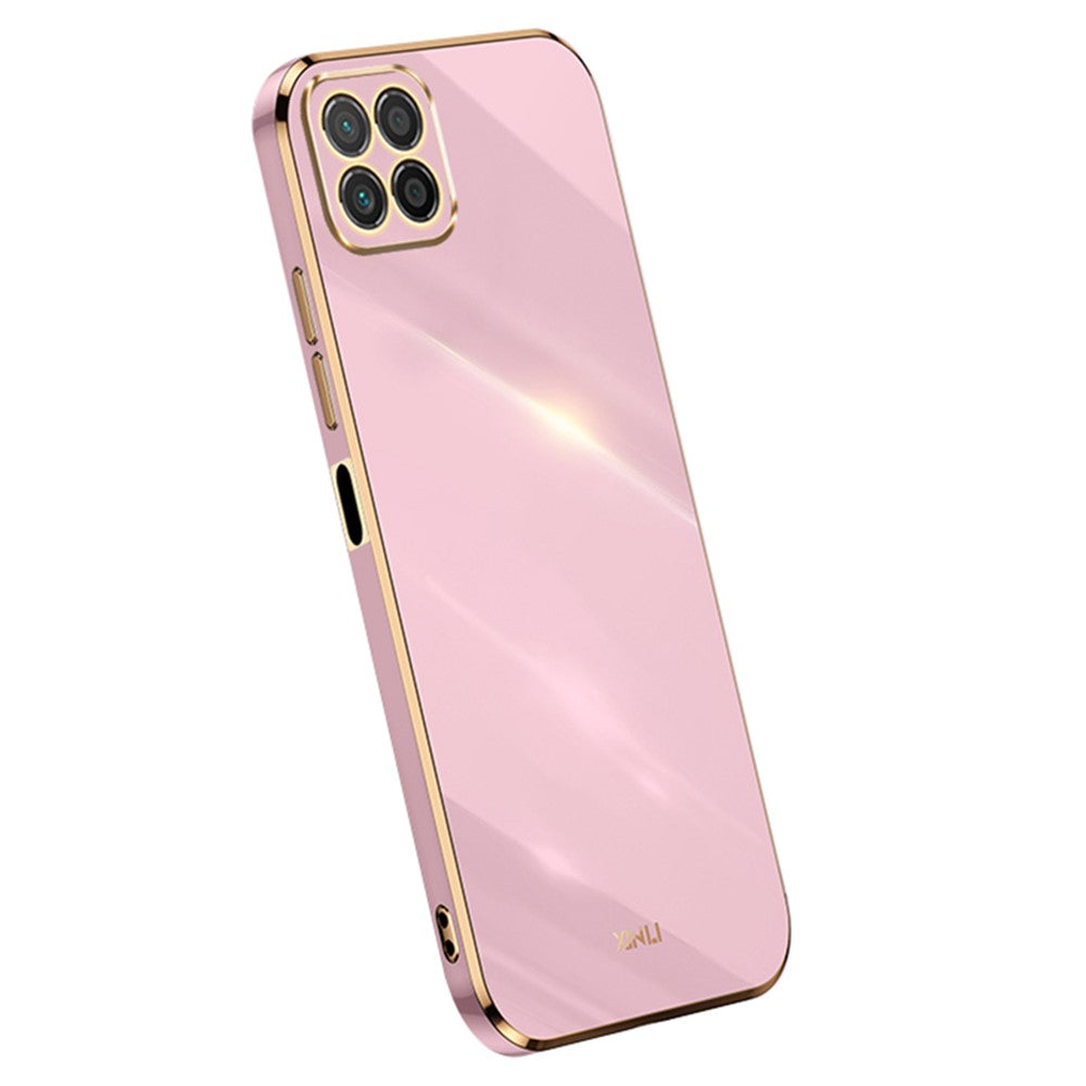 XINLI For Honor X8 5G Cover TPU Beskyttelsescover Elektropletteret Guld Kant