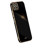 XINLI For Honor X8 5G Cover TPU Beskyttelsescover Elektropletteret Guld Kant