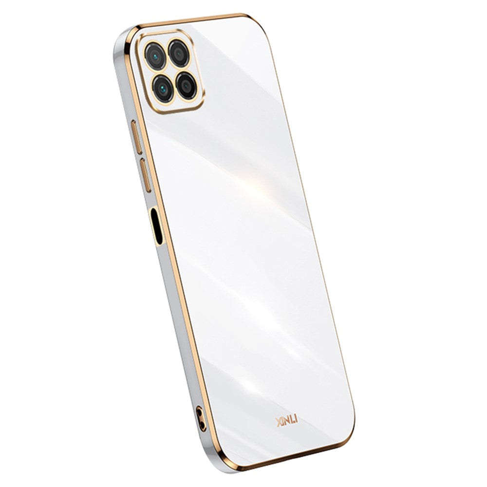 XINLI For Honor X8 5G Cover TPU Beskyttelsescover Elektropletteret Guld Kant