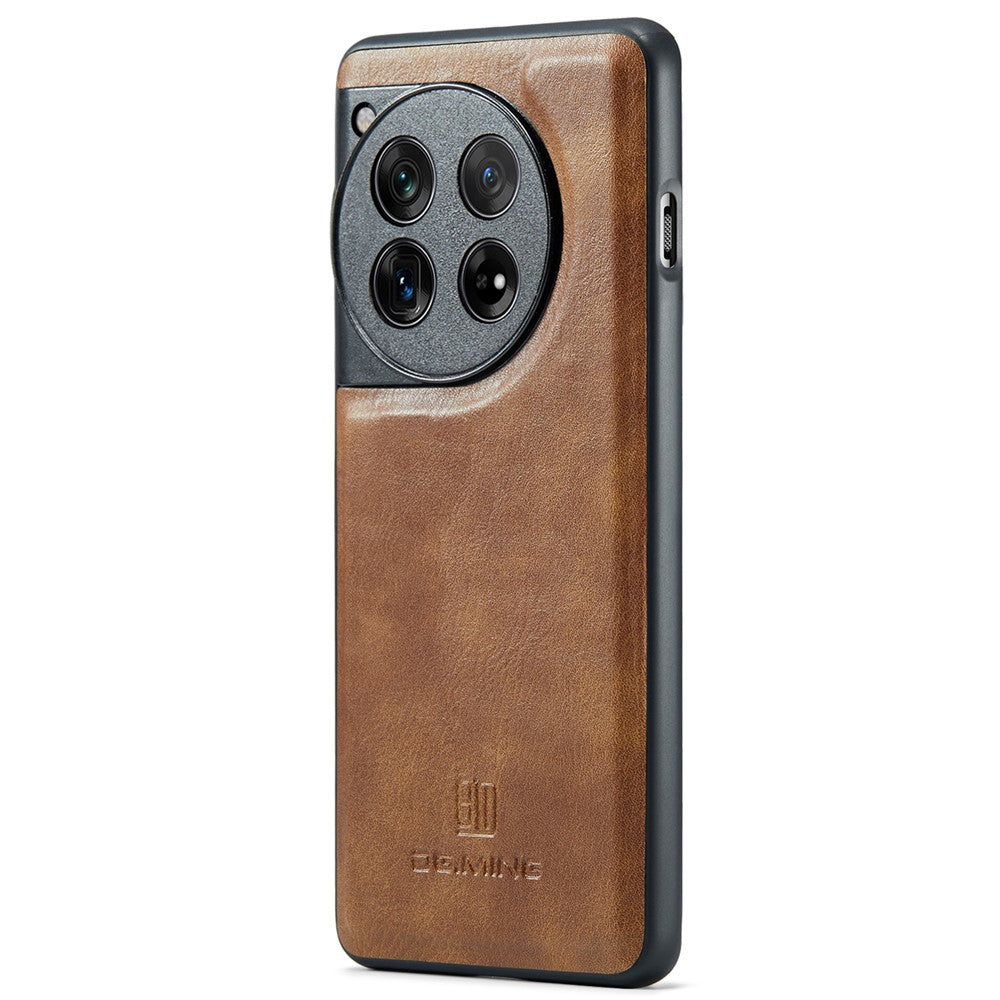 DG.MING for OnePlus 12 5G Case Detachable Split Leather Phone Cover with Stand Wallet