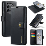 DG.MING for OnePlus 12 5G Case Detachable Split Leather Phone Cover with Stand Wallet