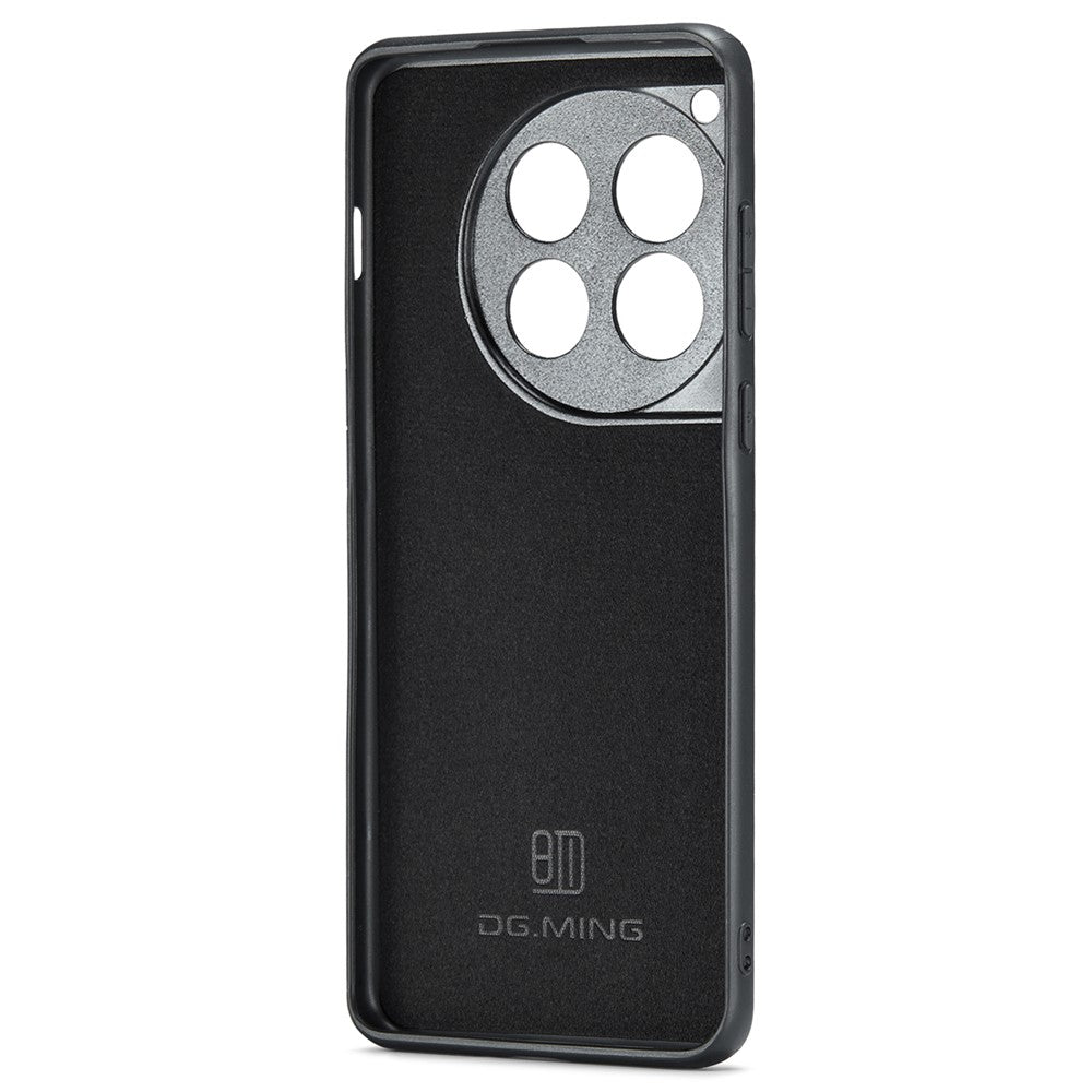 DG.MING For OnePlus 12 5G Case Leather+PC+TPU Anti-Drop Phone Cover