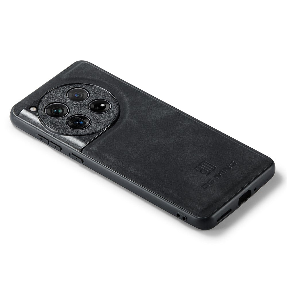 DG.MING For OnePlus 12 5G Case Leather+PC+TPU Anti-Drop Phone Cover