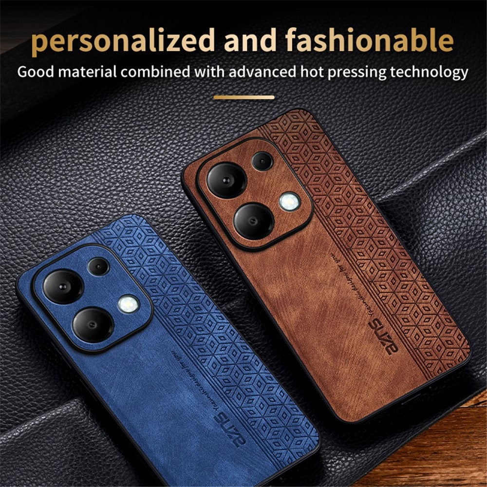 AZNS För Xiaomi Redmi Note 13 Pro 4G / Poco M6 Pro 4G Skal Stötsäkert PU-läder TPU mobilskal
