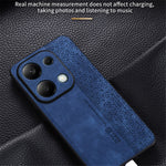 AZNS För Xiaomi Redmi Note 13 Pro 4G / Poco M6 Pro 4G Skal Stötsäkert PU-läder TPU mobilskal