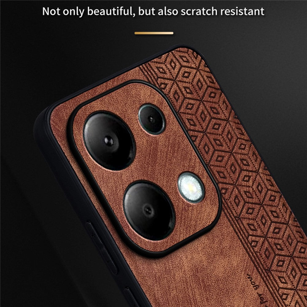 AZNS För Xiaomi Redmi Note 13 Pro 4G / Poco M6 Pro 4G Skal Stötsäkert PU-läder TPU mobilskal