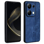 AZNS För Xiaomi Redmi Note 13 Pro 4G / Poco M6 Pro 4G Skal Stötsäkert PU-läder TPU mobilskal