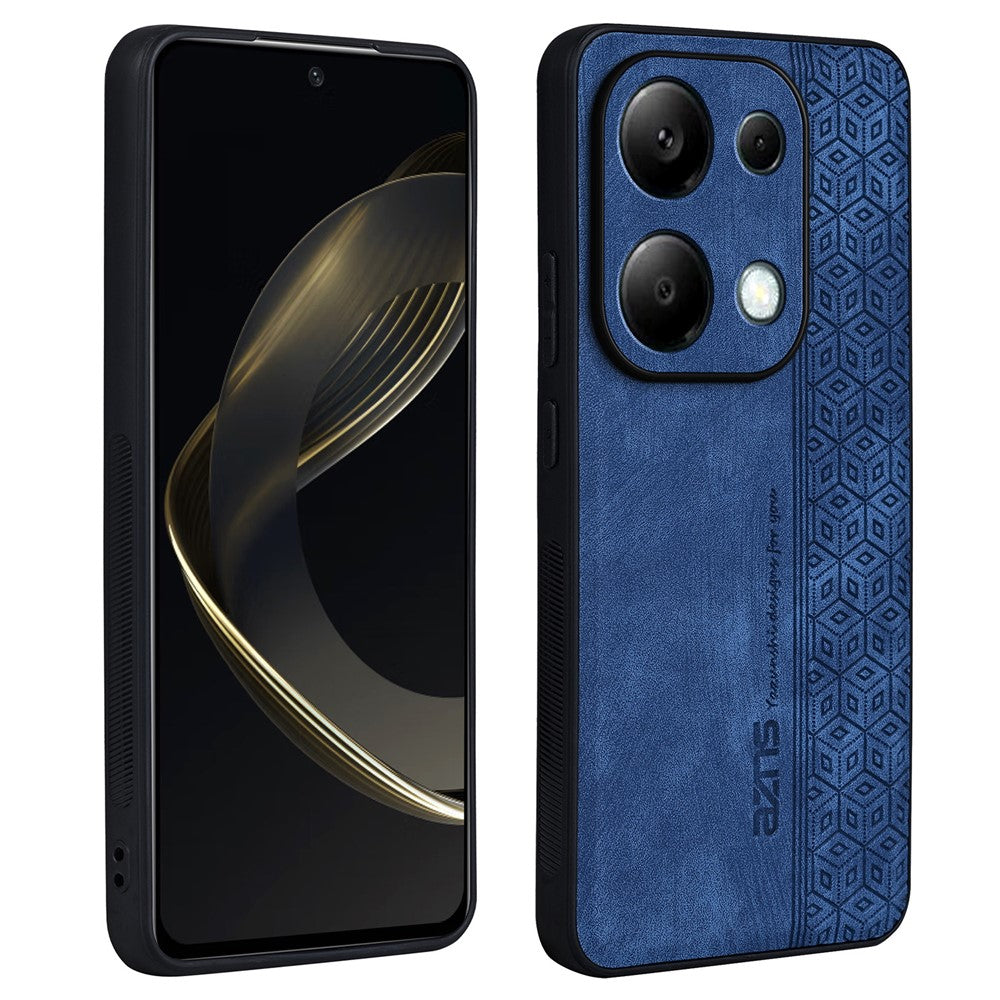 AZNS För Xiaomi Redmi Note 13 Pro 4G / Poco M6 Pro 4G Skal Stötsäkert PU-läder TPU mobilskal