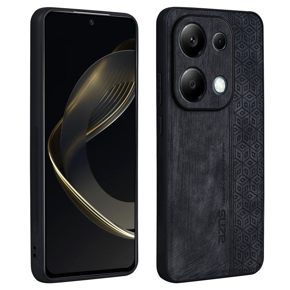AZNS För Xiaomi Redmi Note 13 Pro 4G / Poco M6 Pro 4G Skal Stötsäkert PU-läder TPU mobilskal