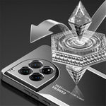 OnePlus 12 5G-skal Reptåligt aluminiumlegering + TPU + PC-mobilskydd