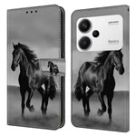 For Xiaomi Redmi Note 13 Pro+ 5G Leather Case 3D Creative Pattern Design Flip Stand Phone Cover