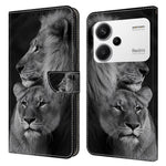 For Xiaomi Redmi Note 13 Pro+ 5G Leather Case 3D Creative Pattern Design Flip Stand Phone Cover