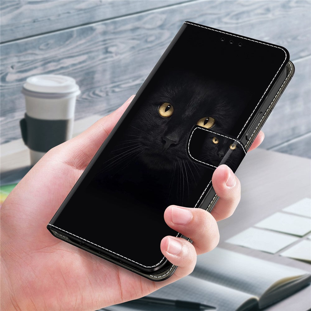 For Xiaomi Redmi Note 13 Pro 5G / Poco X6 5G Case 3D Pattern Flip Wallet PU Leather Phone Cover
