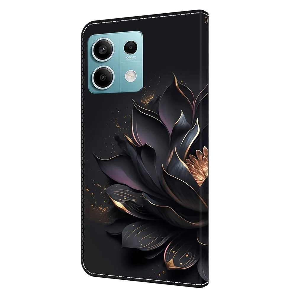 For Xiaomi Redmi Note 13 5G Wallet Case 3D Pattern PU Leather Folio Protective Cover