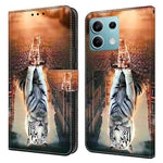 For Xiaomi Redmi Note 13 5G Wallet Case 3D Pattern PU Leather Folio Protective Cover