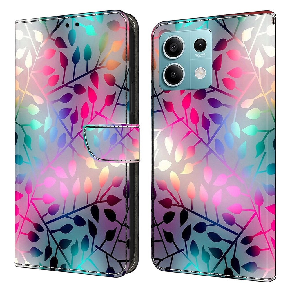 For Xiaomi Redmi Note 13 5G Wallet Case 3D Pattern PU Leather Folio Protective Cover