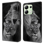 For Xiaomi Redmi Note 13 4G Leather Case 3D Pattern Printed Stand Wallet Phone Cover