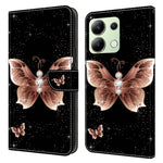 For Xiaomi Redmi Note 13 4G Wallet Phone Case Anti-Fall 3D Pattern Printing Leather Flip Cover