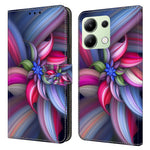 Xiaomi Redmi Note 13 4G Plånboksfodral Fallskyddande 3D-mönstertryck Läderflikfodral