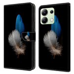 Xiaomi Redmi Note 13 4G Plånboksfodral Fallskyddande 3D-mönstertryck Läderflikfodral