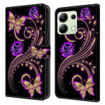 Xiaomi Redmi Note 13 4G Plånboksfodral Fallskyddande 3D-mönstertryck Läderflikfodral