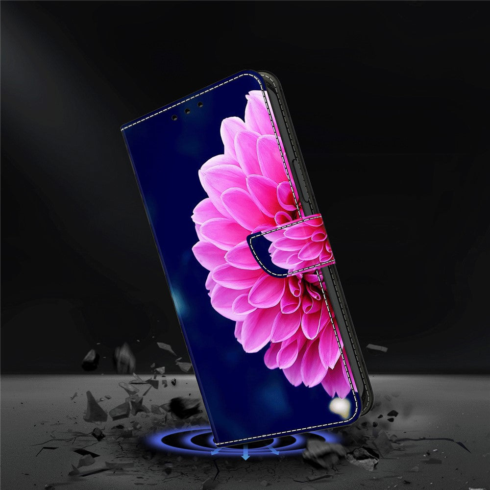 Xiaomi Redmi Note 13 5G Anti-Drop-skal 3D-mönsterutskrift Plånboksfodral