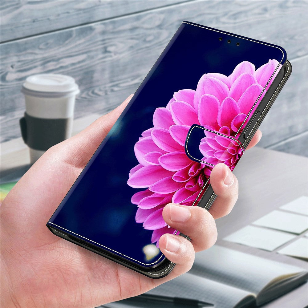 Xiaomi Redmi Note 13 5G Anti-Drop-skal 3D-mönsterutskrift Plånboksfodral