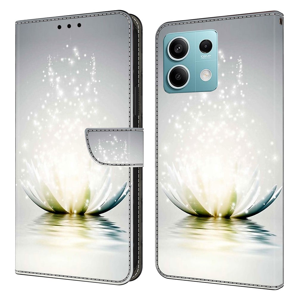 Xiaomi Redmi Note 13 5G Anti-Drop-skal 3D-mönsterutskrift Plånboksfodral