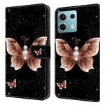 Xiaomi Redmi Note 13 5G Anti-Drop-skal 3D-mönsterutskrift Plånboksfodral