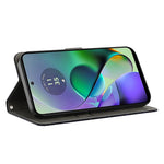 For Motorola Moto E14 4G / G04 4G / G04s 4G / G24 4G Leather Case 3D Pattern Printing Wallet Stand Cover